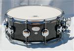 14"x6" 10ply Black Glass Glitter Snare Drum